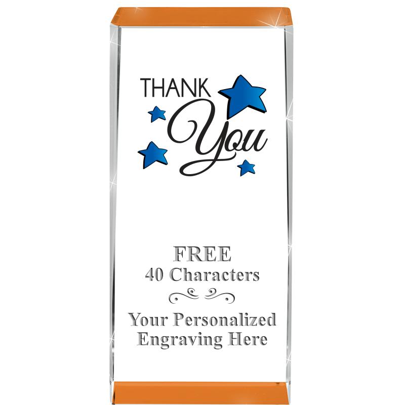 4.5" SPOTLIGHT ORANGE CRYSTAL