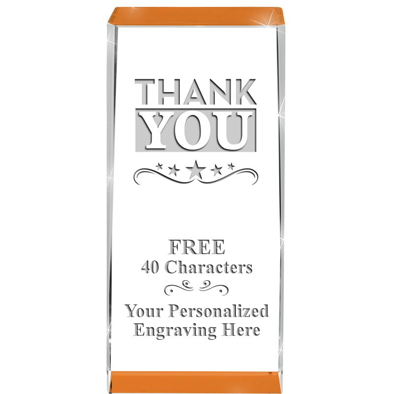 4.5" SPOTLIGHT ORANGE CRYSTAL