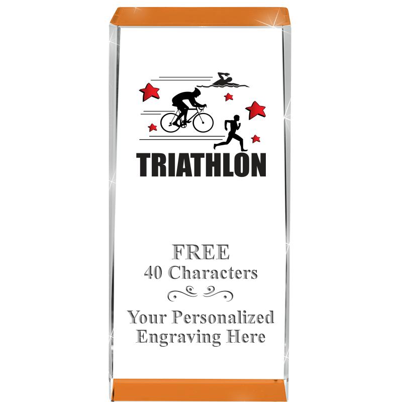 4.5" SPOTLIGHT ORANGE CRYSTAL