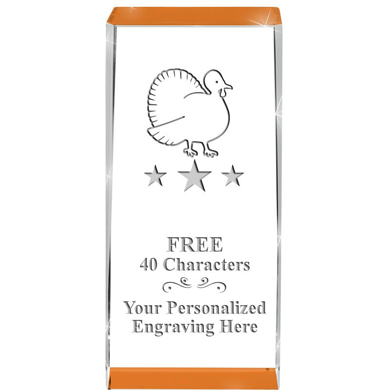 4.5" SPOTLIGHT ORANGE CRYSTAL