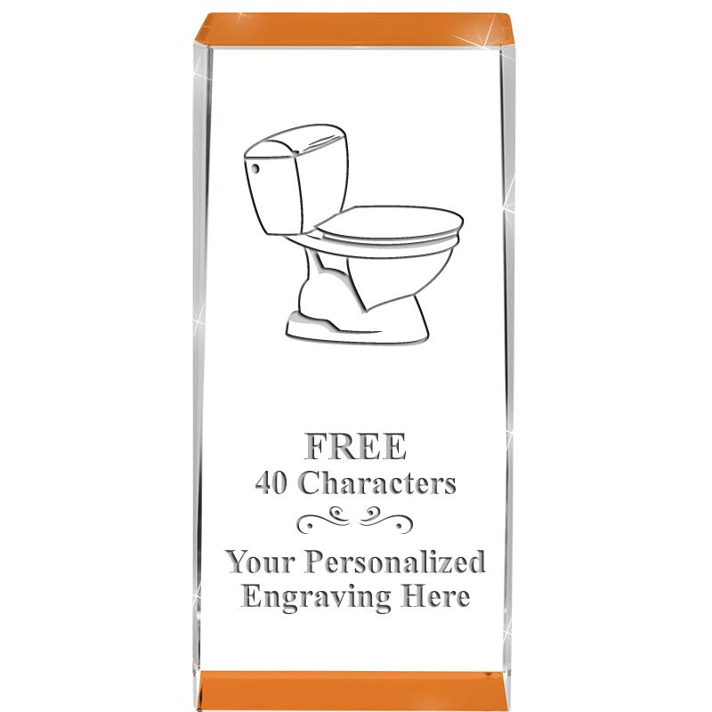 4.5" SPOTLIGHT ORANGE CRYSTAL