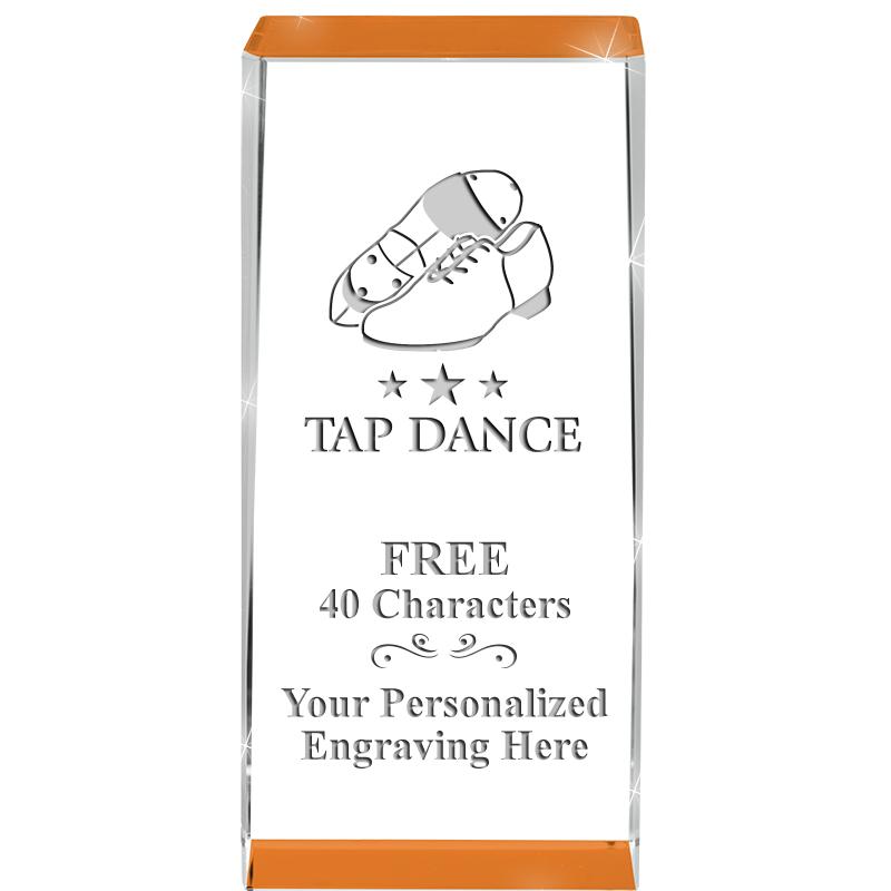 4.5" SPOTLIGHT ORANGE CRYSTAL