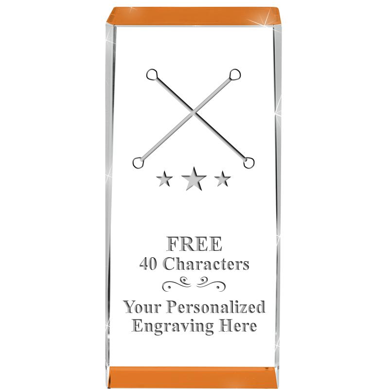 4.5" SPOTLIGHT ORANGE CRYSTAL