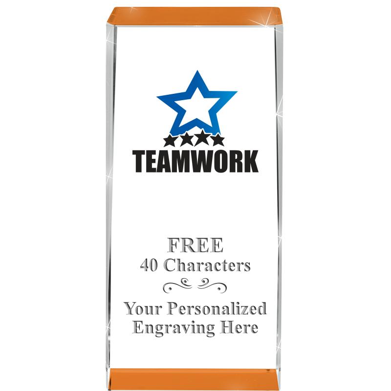 4.5" SPOTLIGHT ORANGE CRYSTAL