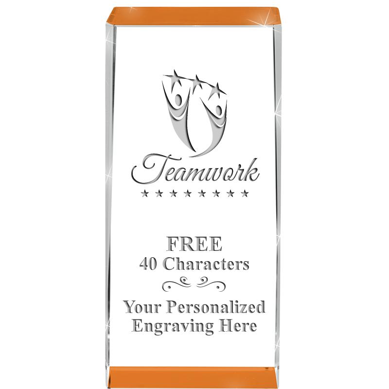 4.5" SPOTLIGHT ORANGE CRYSTAL