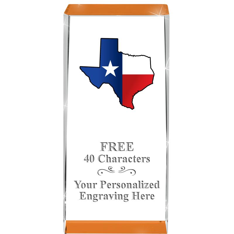 4.5" SPOTLIGHT ORANGE CRYSTAL