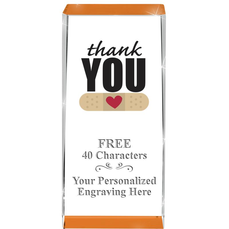 4.5" SPOTLIGHT ORANGE CRYSTAL