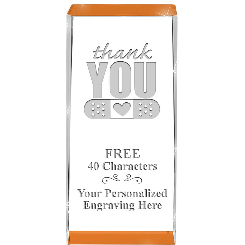 4.5" SPOTLIGHT ORANGE CRYSTAL