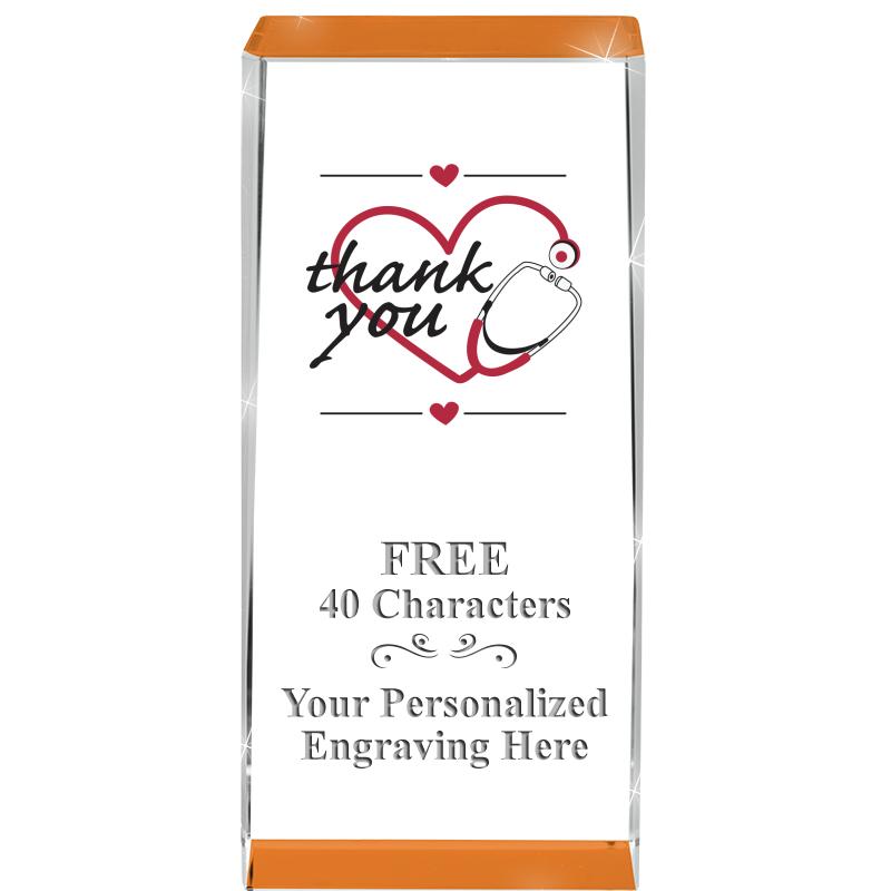 4.5" SPOTLIGHT ORANGE CRYSTAL