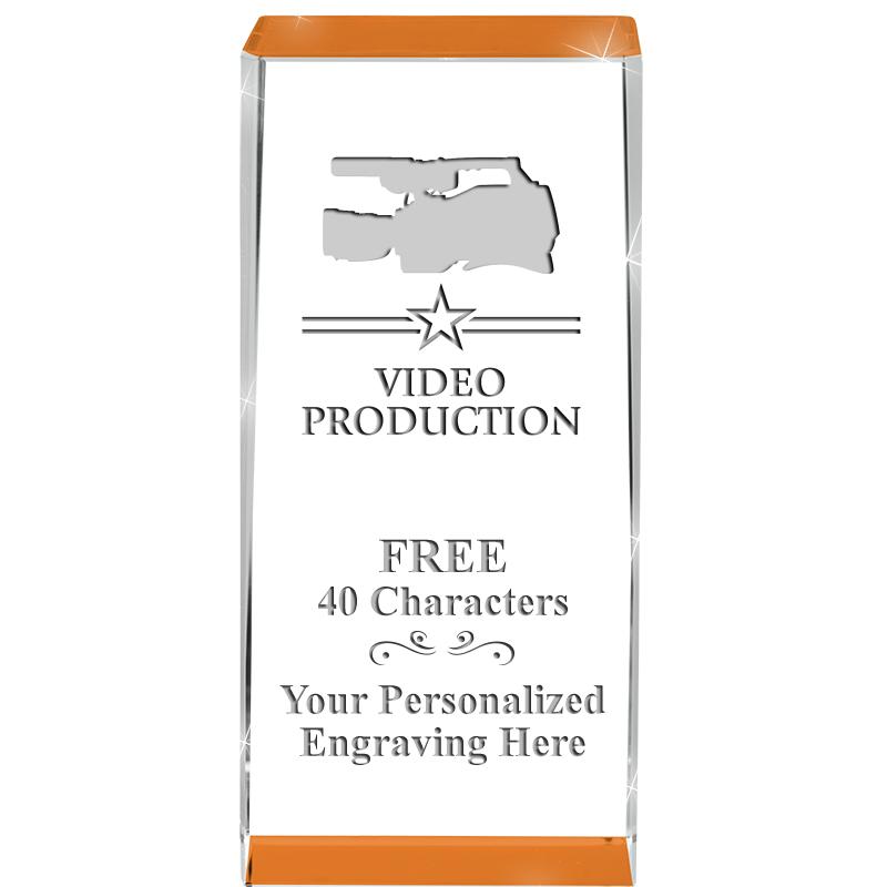 4.5" SPOTLIGHT ORANGE CRYSTAL