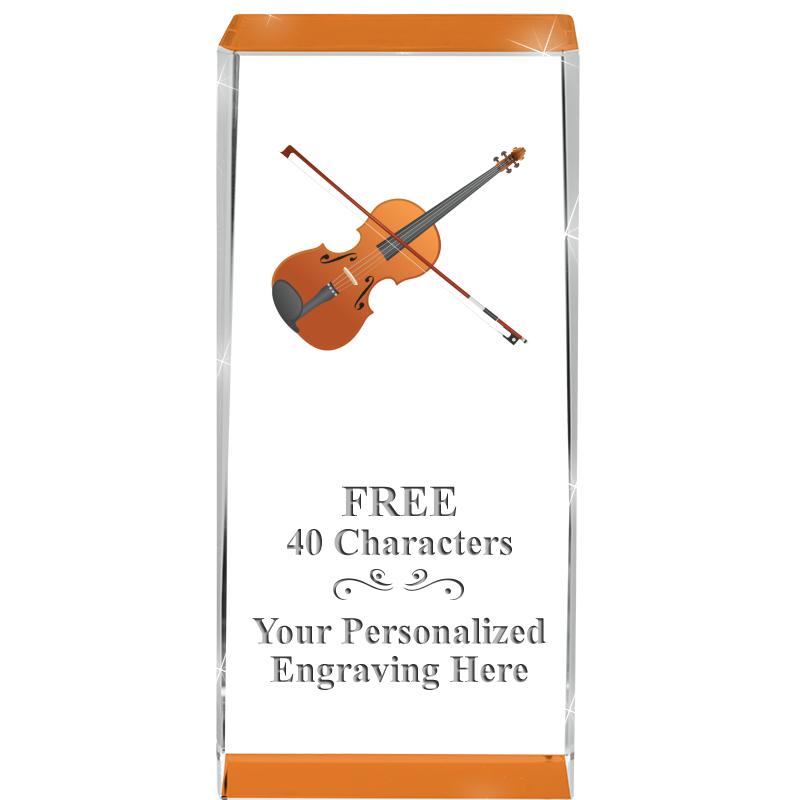 4.5" SPOTLIGHT ORANGE CRYSTAL