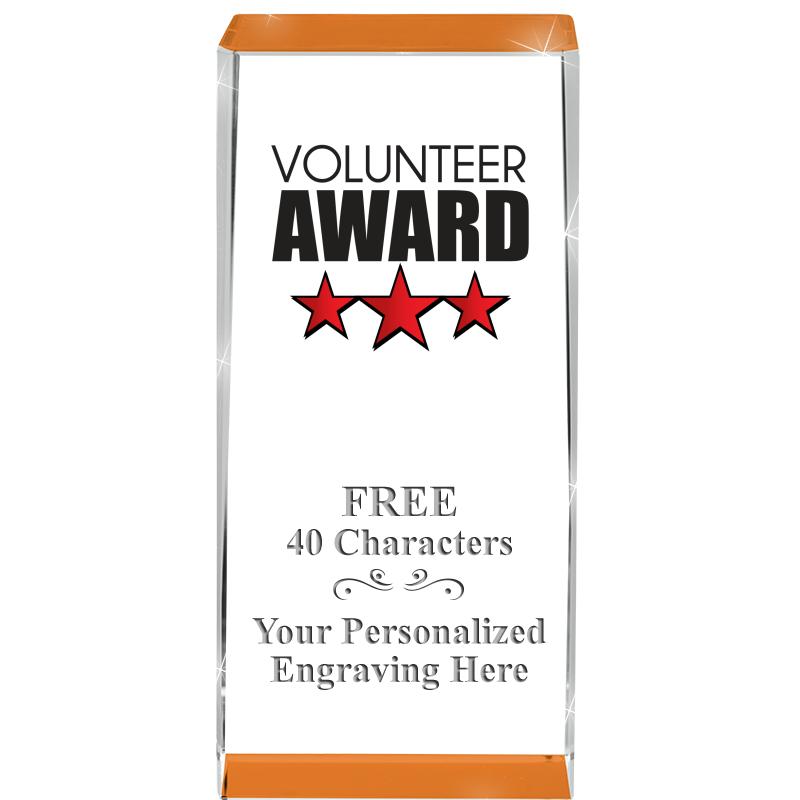 4.5" SPOTLIGHT ORANGE CRYSTAL