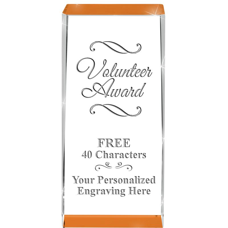 4.5" SPOTLIGHT ORANGE CRYSTAL