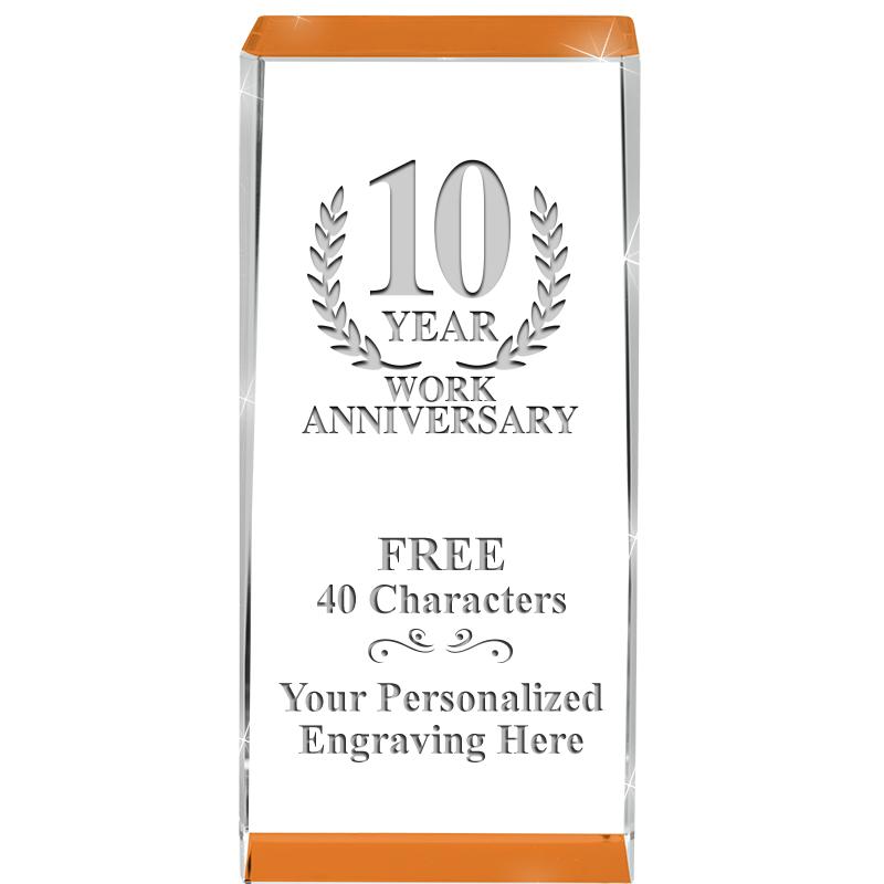 4.5" SPOTLIGHT ORANGE CRYSTAL