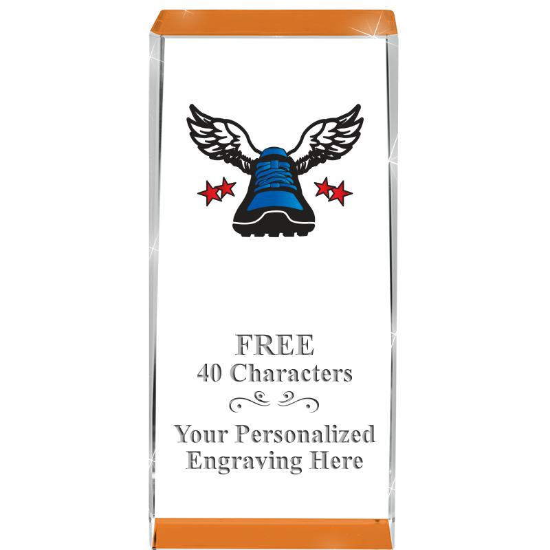 4.5" SPOTLIGHT ORANGE CRYSTAL