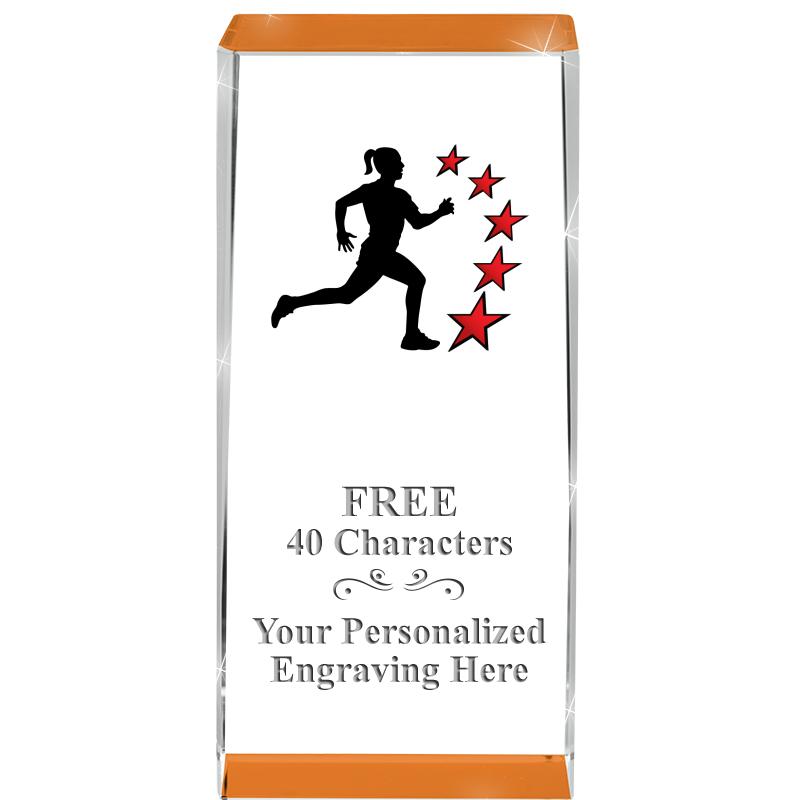 4.5" SPOTLIGHT ORANGE CRYSTAL