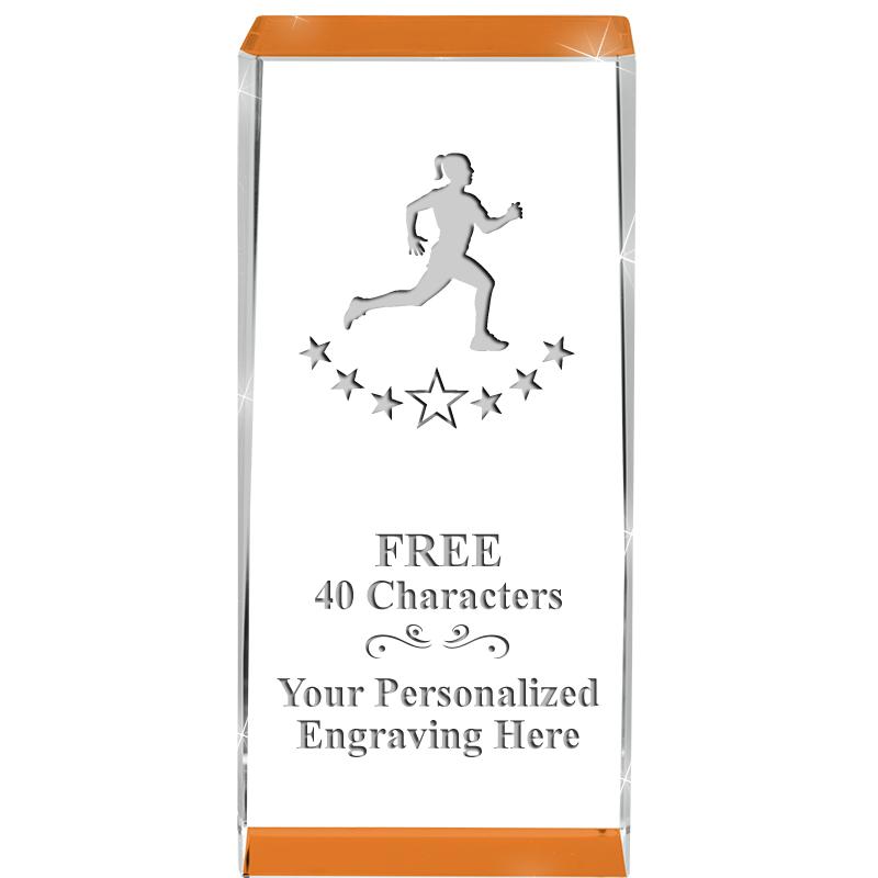 4.5" SPOTLIGHT ORANGE CRYSTAL