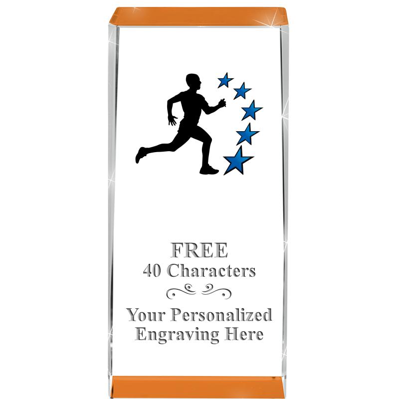 4.5" SPOTLIGHT ORANGE CRYSTAL