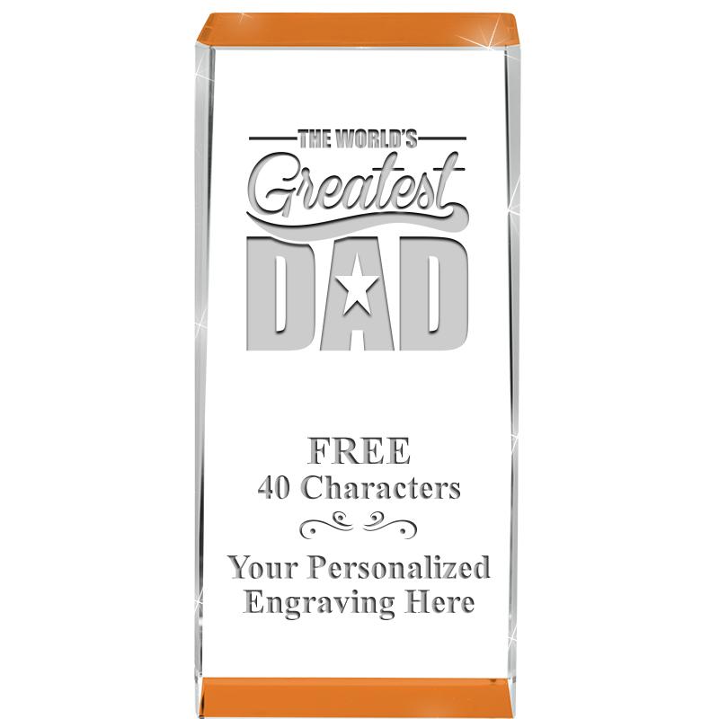 4.5" SPOTLIGHT ORANGE CRYSTAL