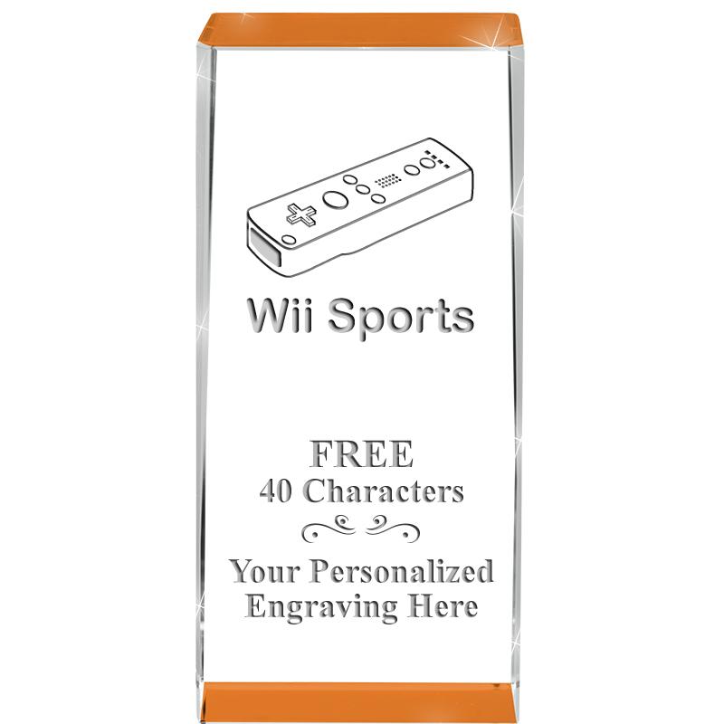 4.5" SPOTLIGHT ORANGE CRYSTAL