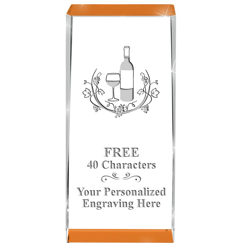 4.5" SPOTLIGHT ORANGE CRYSTAL