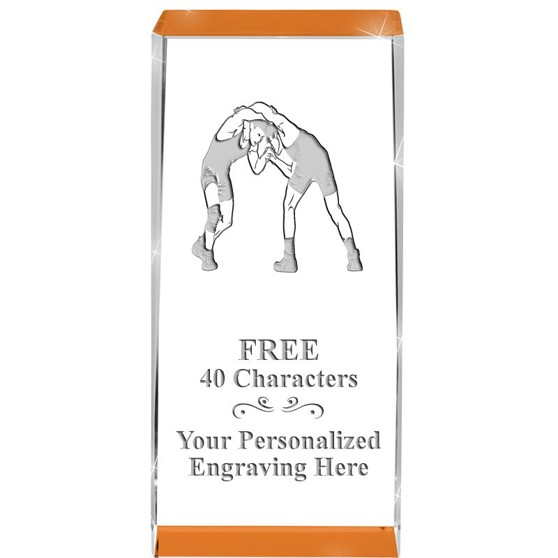 4.5" SPOTLIGHT ORANGE CRYSTAL