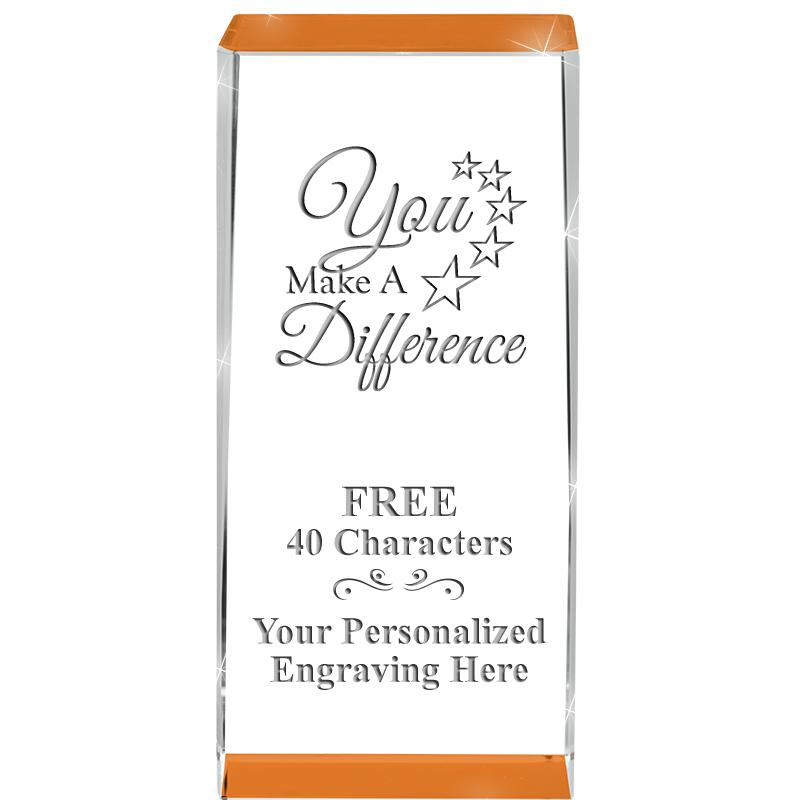 4.5" SPOTLIGHT ORANGE CRYSTAL