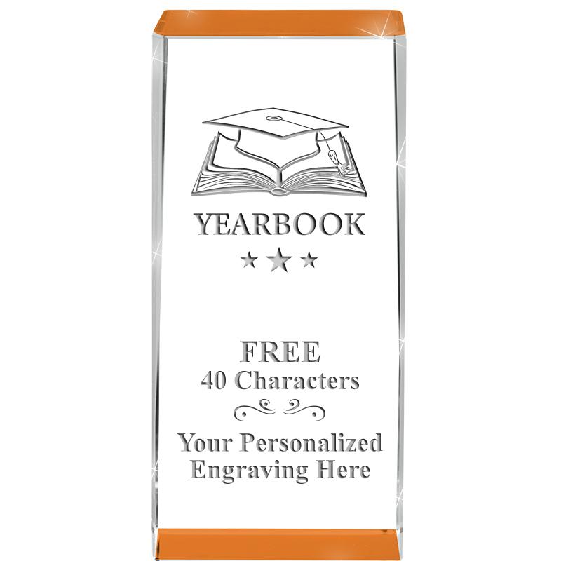 4.5" SPOTLIGHT ORANGE CRYSTAL