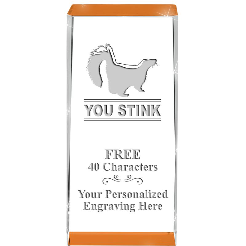 4.5" SPOTLIGHT ORANGE CRYSTAL