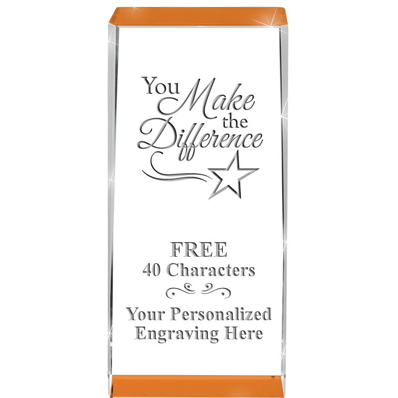 4.5" SPOTLIGHT ORANGE CRYSTAL