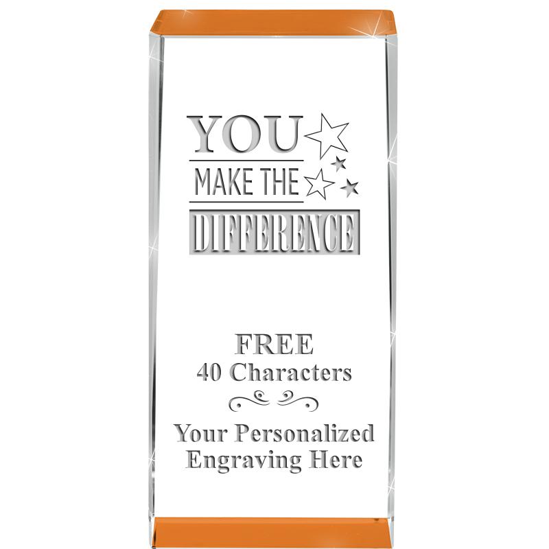 4.5" SPOTLIGHT ORANGE CRYSTAL