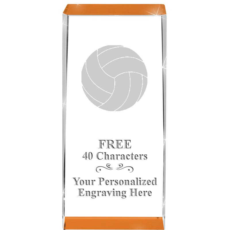 4.5" SPOTLIGHT ORANGE CRYSTAL