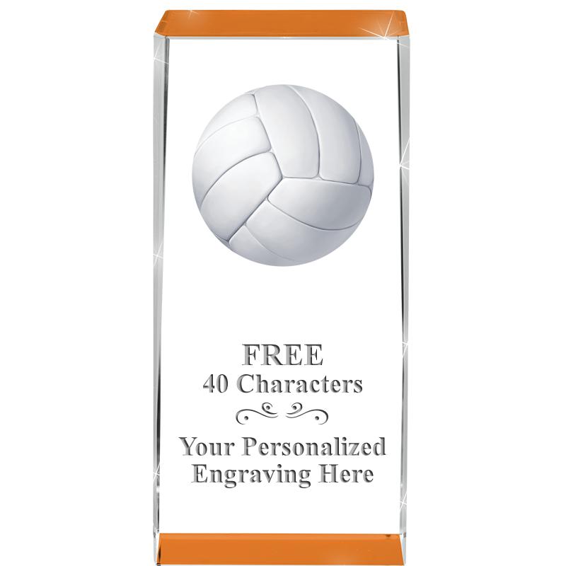 4.5" SPOTLIGHT ORANGE CRYSTAL