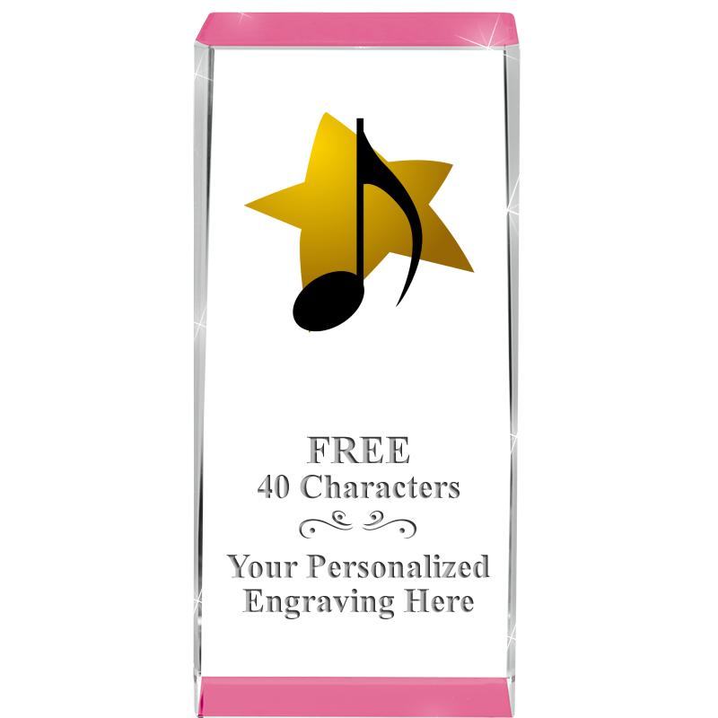 4.5" SPOTLIGHT PINK CRYSTAL