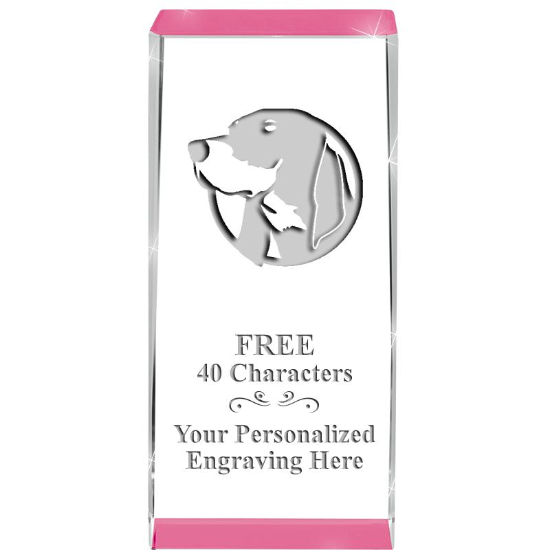 4.5" SPOTLIGHT PINK CRYSTAL