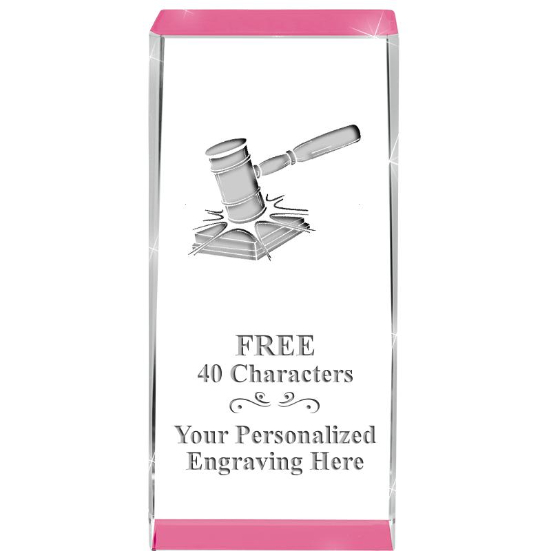 4.5" SPOTLIGHT PINK CRYSTAL