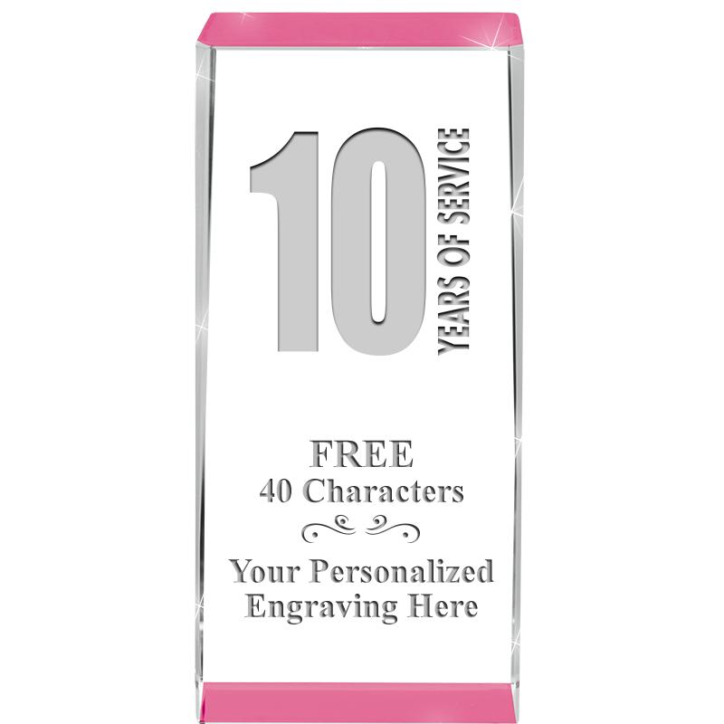 4.5" SPOTLIGHT PINK CRYSTAL