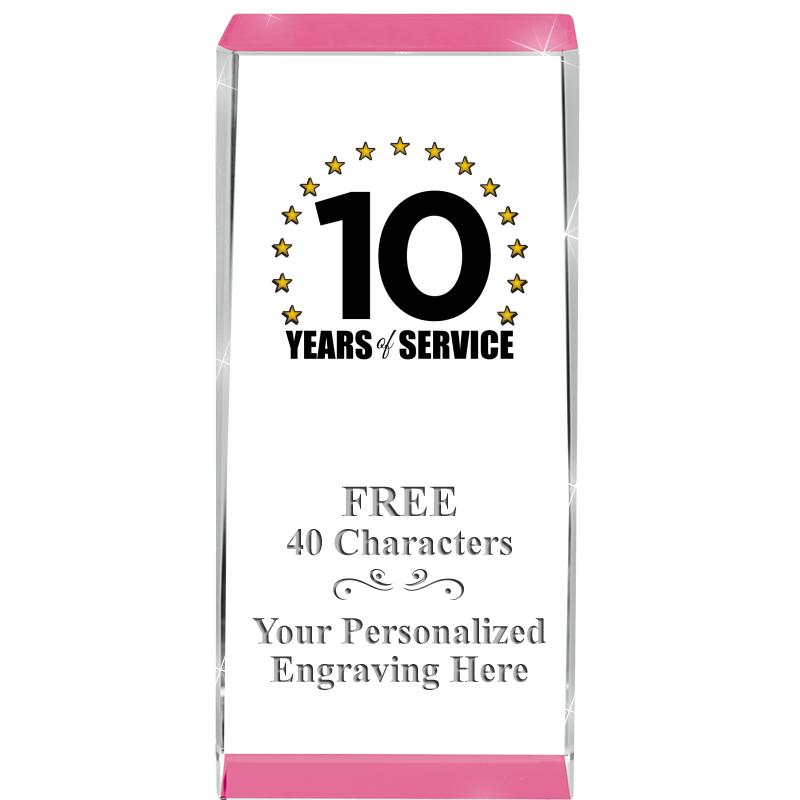 4.5" SPOTLIGHT PINK CRYSTAL