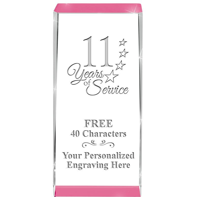 4.5" SPOTLIGHT PINK CRYSTAL