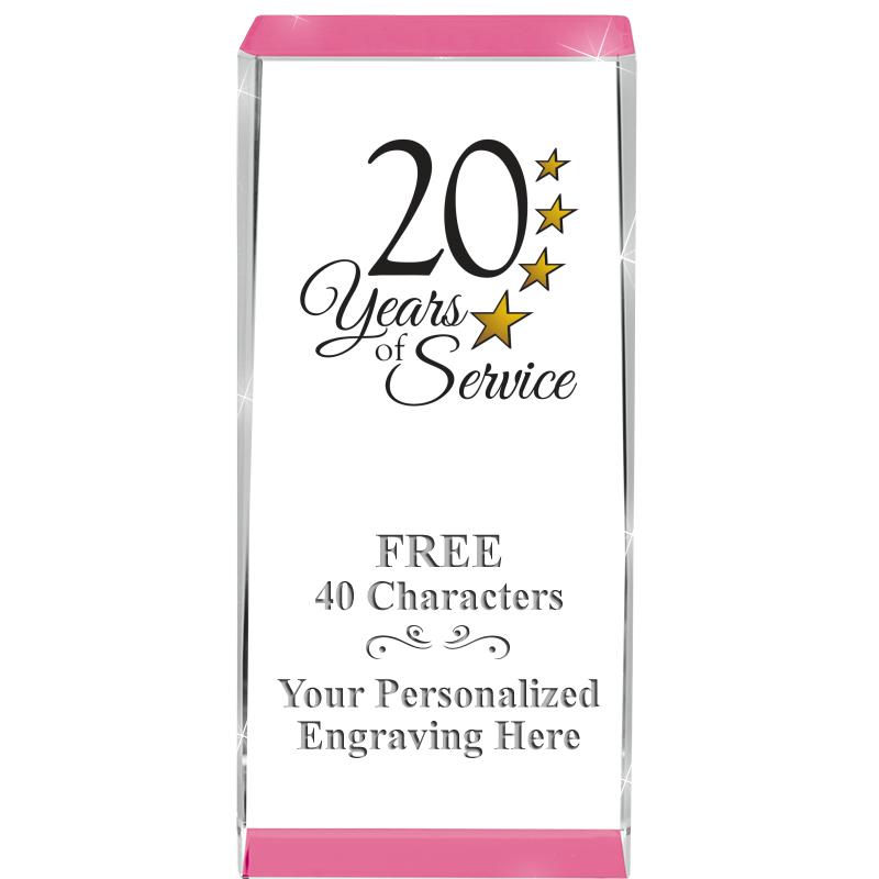 4.5" SPOTLIGHT PINK CRYSTAL