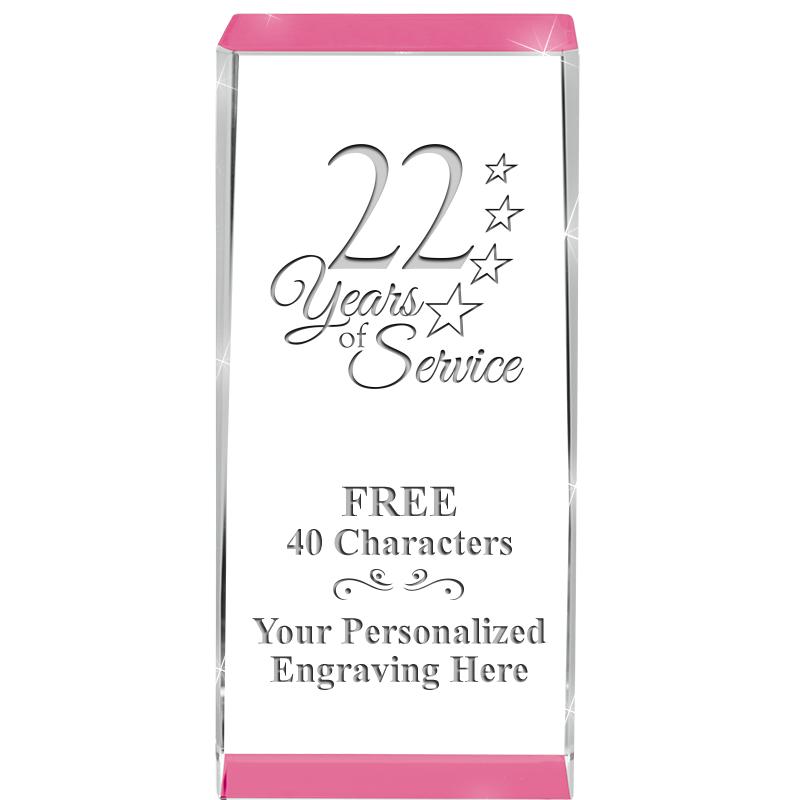 4.5" SPOTLIGHT PINK CRYSTAL