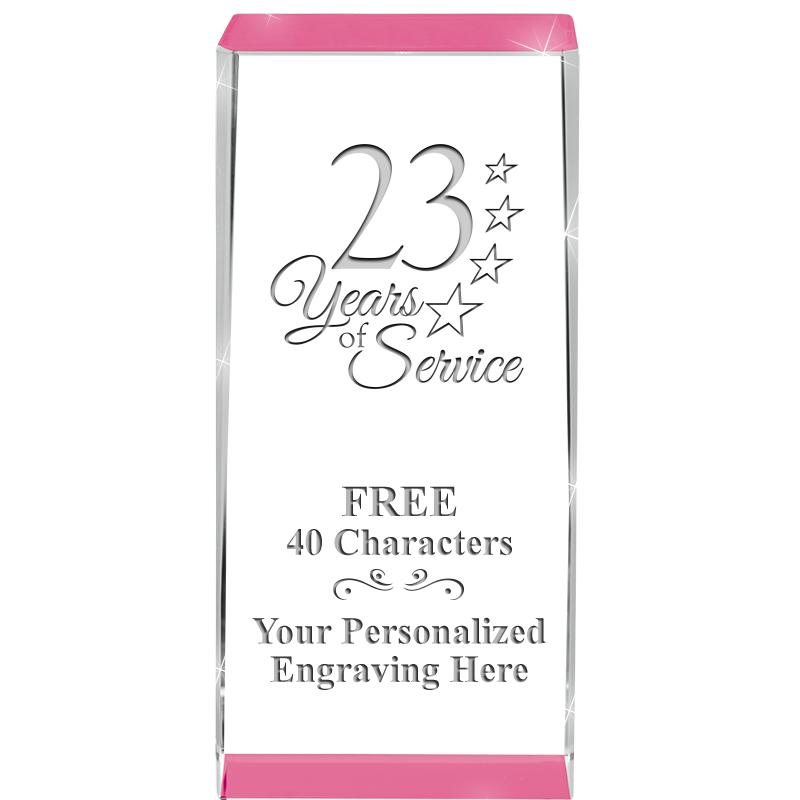 4.5" SPOTLIGHT PINK CRYSTAL