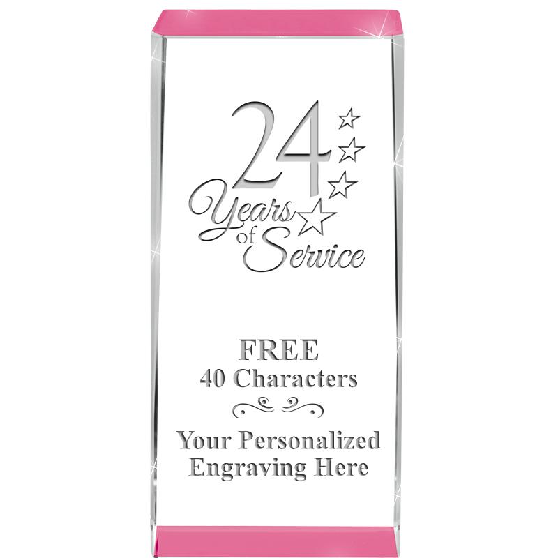 4.5" SPOTLIGHT PINK CRYSTAL