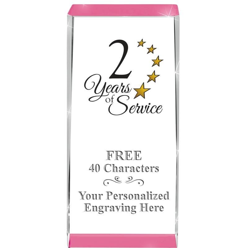 4.5" SPOTLIGHT PINK CRYSTAL