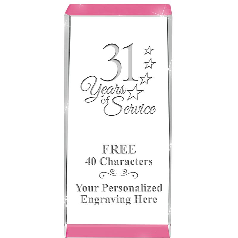 4.5" SPOTLIGHT PINK CRYSTAL