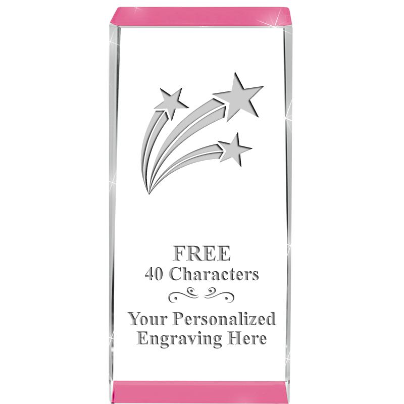 4.5" SPOTLIGHT PINK CRYSTAL