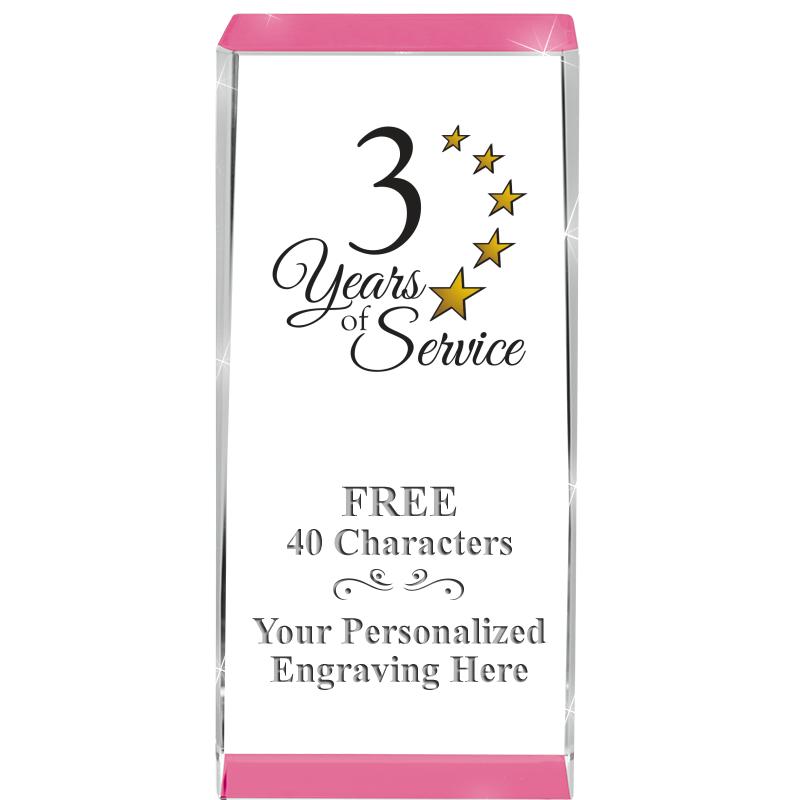 4.5" SPOTLIGHT PINK CRYSTAL