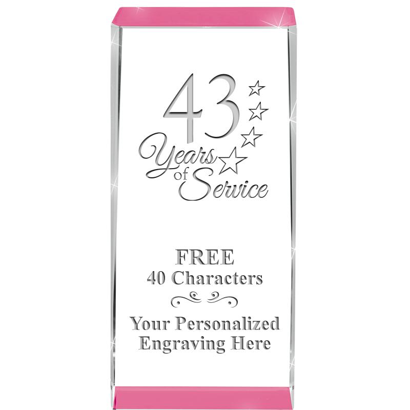 4.5" SPOTLIGHT PINK CRYSTAL