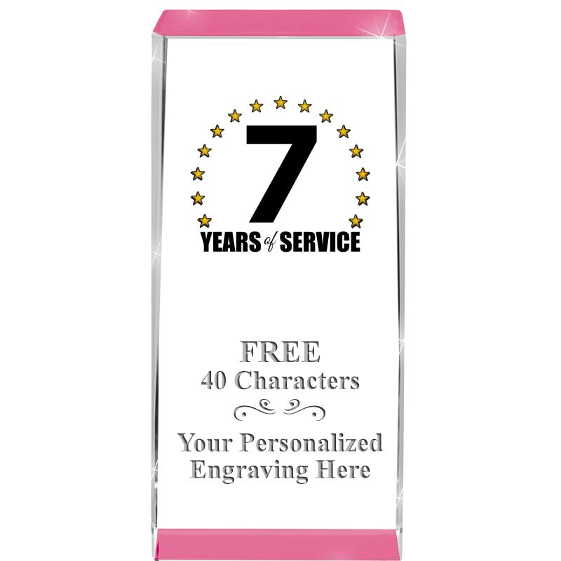 4.5" SPOTLIGHT PINK CRYSTAL