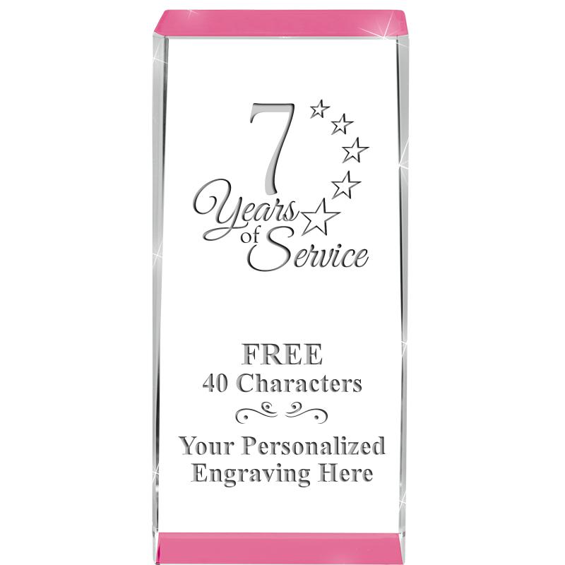 4.5" SPOTLIGHT PINK CRYSTAL